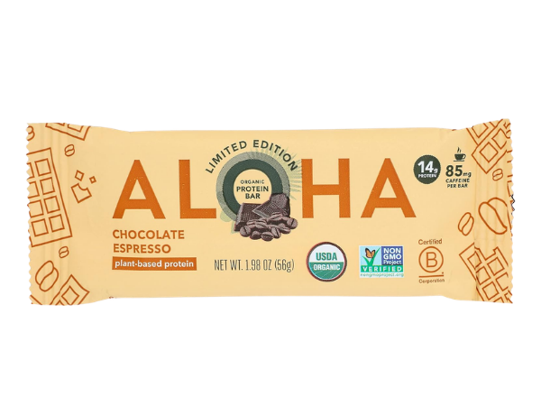 ALOHA Chocolate Espresso Protein Bar – Small Pack