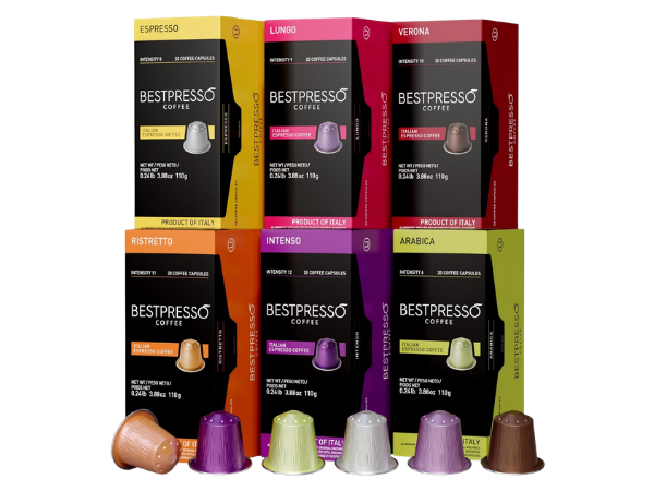 Bestpresso Coffee Certified Genuine Espresso Variety Pack
