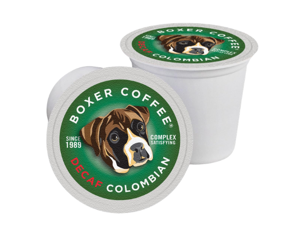 Boxer Coffee Decaf Colombian Pods