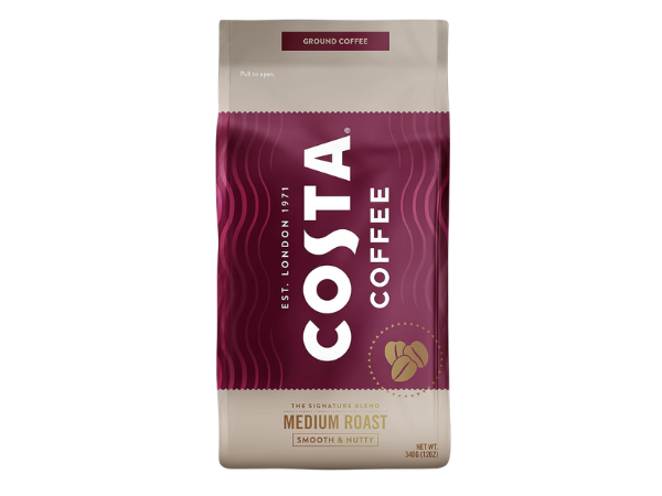 Costa Coffee Ground Coffee, Signature Blend Medium Roast