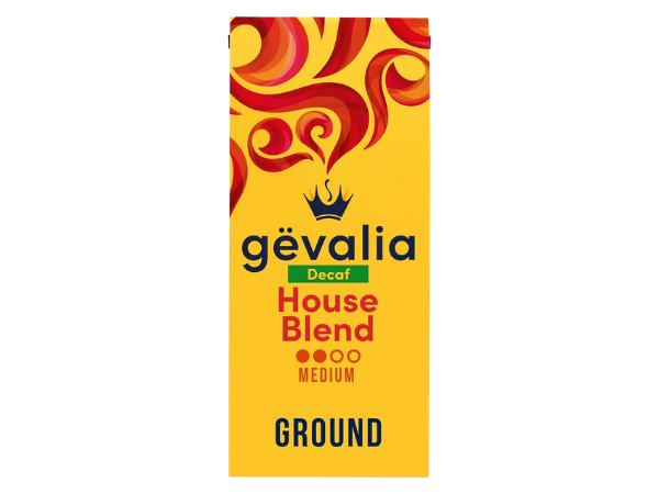 Gevalia House Blend Decaf Medium Roast Ground Coffee