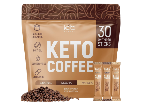 Keto Vitals Instant Keto Coffee Packets
