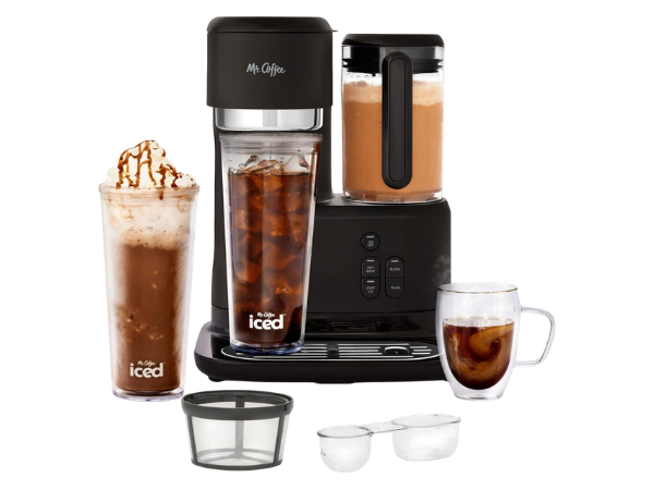 Mr. Coffee 3‑in‑1 Single‑Serve Iced and Hot Coffee