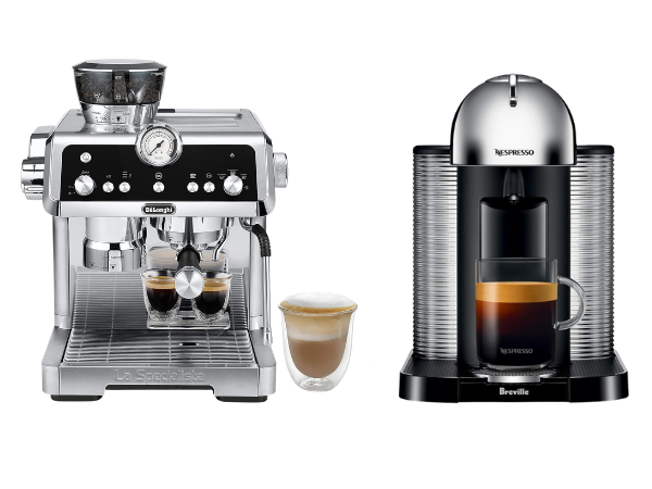 Nespresso Breville vs DeLonghi