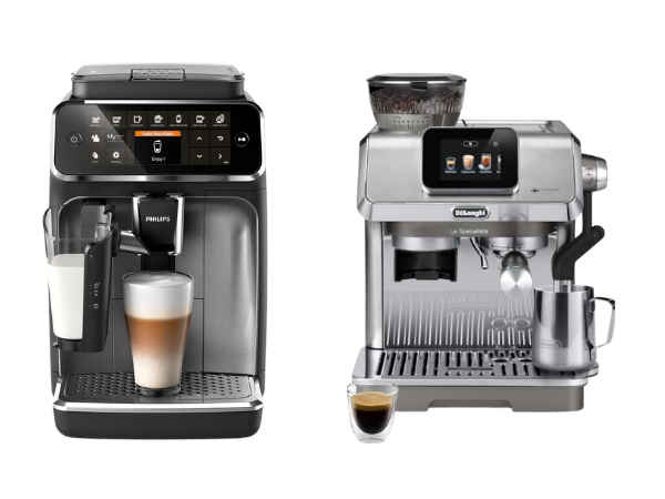 One-Touch Coffee Machines for Espresso, Latte & Cappuccino