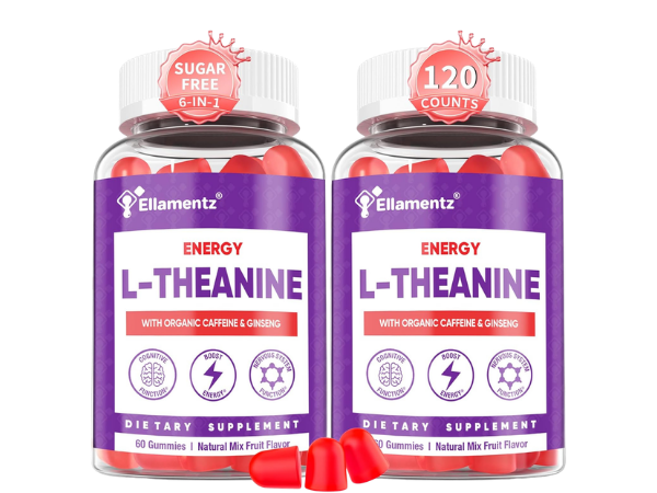 Vegan L-Theanine Gummies with Caffeine