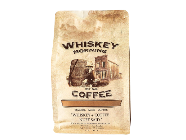 Whiskey Morning Coffee – Bourbon Barrel Aged Ground Coffee