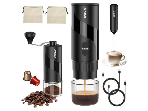 AMOSA Portable Electric Espresso Machine