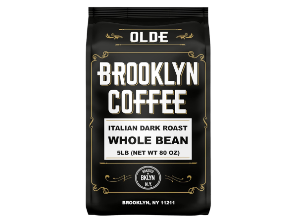 BROOKLYN COFFEE Whole Bean, Italian Dark Roast