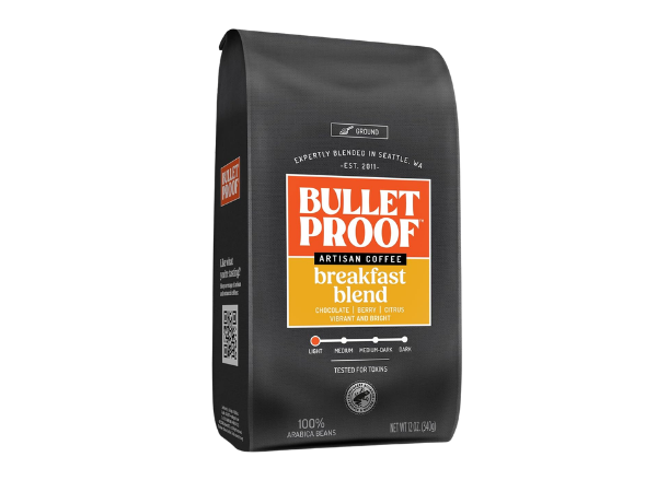 Bulletproof Breakfast Blend Light Roast Ground Coffee