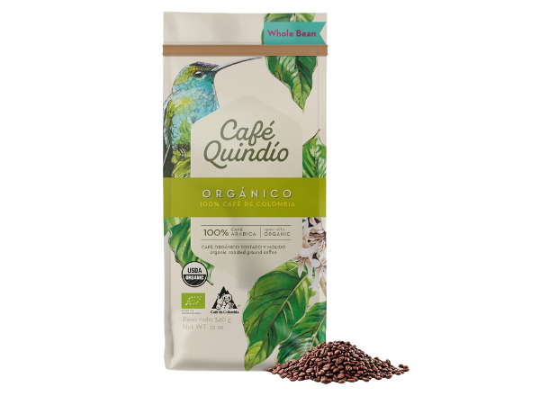 Cafe Quindio USDA Organic Medium Roast - Whole Bean