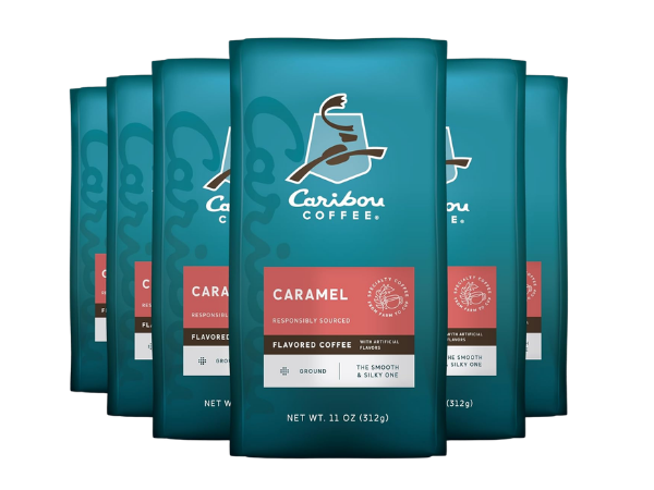 Caribou Coffee Caramel Flavored Medium Roast Ground Coffee