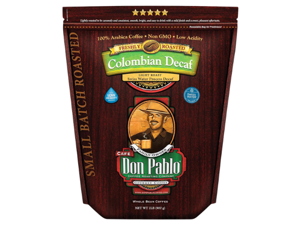 Don Pablo Colombian Decaf – Light Roast Gourmet Coffee