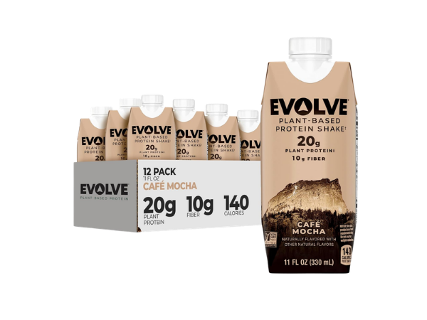 Evolve Plant-Based Protein Shake – Mocha