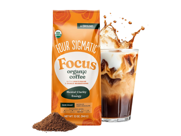 FOUR SIGMATIC Organic Focus Mushroom Ground Coffee