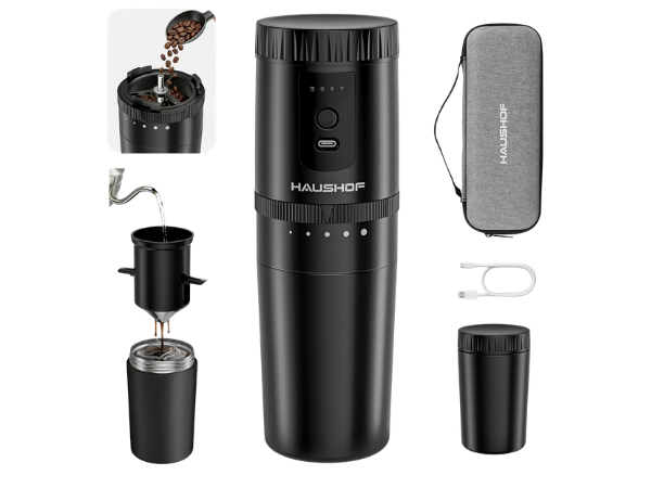 HAUSHOF Portable Coffee Maker