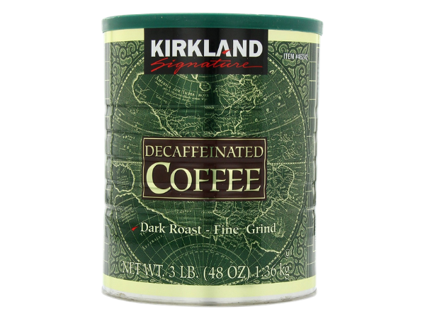 Kirkland Signature Dark Roast Fine Grind Decaf Arabica Coffee