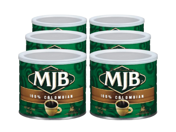 MJB Coffee Colombian Ground Coffee, Medium Roast
