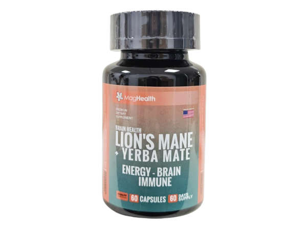 MagHealth Lion’s Mane & Yerba Mate Capsules