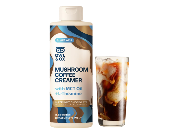 Mushroom Coffee Creamer with MCT Oil Blend & L-Theanine