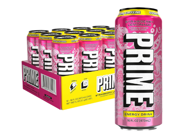 Prime Energy Drink – Strawberry Lemonade