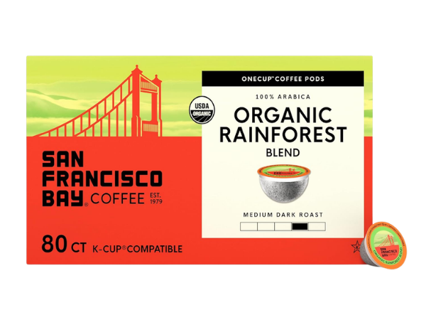San Francisco Bay Compostable Coffee Pods – Organic Rainforest Blend