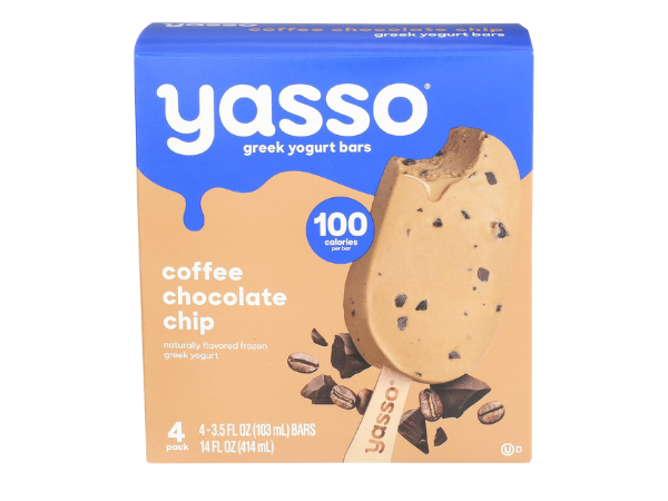 Yasso Frozen Greek Yogurt Coffee Chocolate Chip Bar