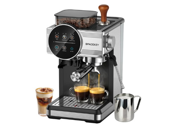Spacekey Espresso Machine with Grinder