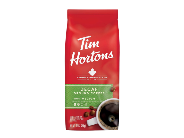 Tim Hortons Decaf Blend, Medium Roast Ground Coffee