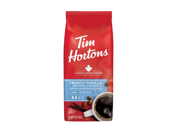 Tim Hortons French Vanilla, Flavored Roast Ground Coffee