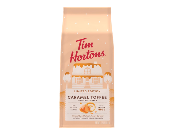 Tim Hortons Ground, Caramel Toffee Flavored