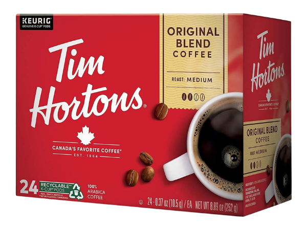 Tim Hortons Original Blend, Medium Roast Coffee K-Cup Pods