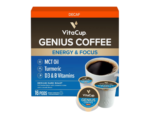 VitaCup Decaf Genius Keto Coffee Pods