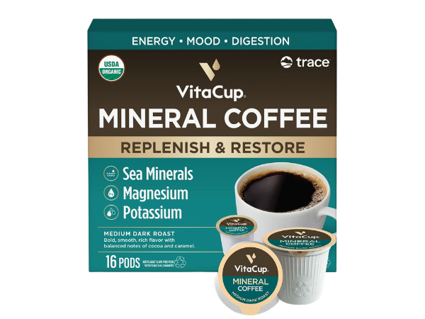 VitaCup Mineral Coffee Pods with Trace Minerals