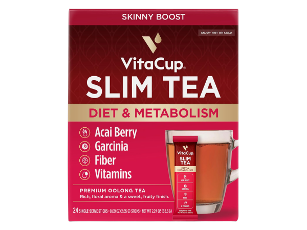 VitaCup Slim Instant Tea Packets for Diet Support