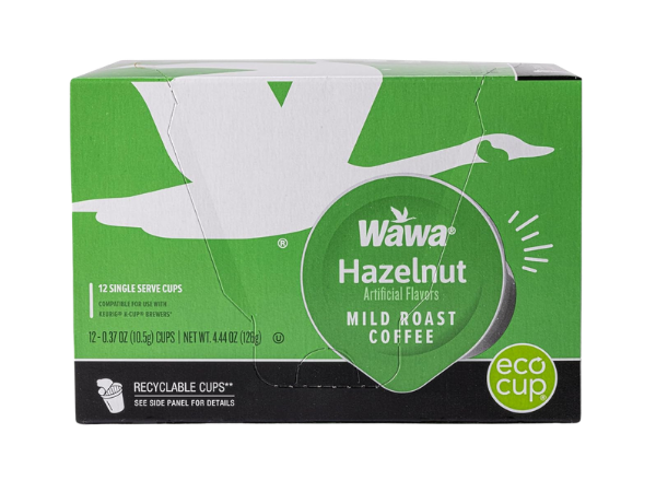 Wawa Mild Roast Single Cup Hazelnut Coffee Pods