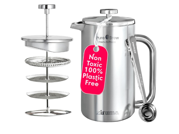 Ziruma Non‑Toxic French Press