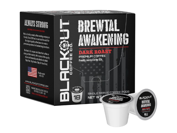 Blackout Coffee Brewtal Awakening Dark Roast K-Cup