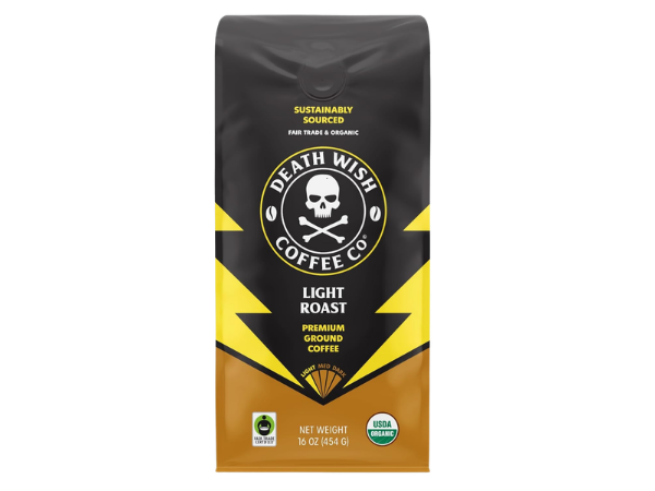 Death Wish, Light Roast Ground Coffee