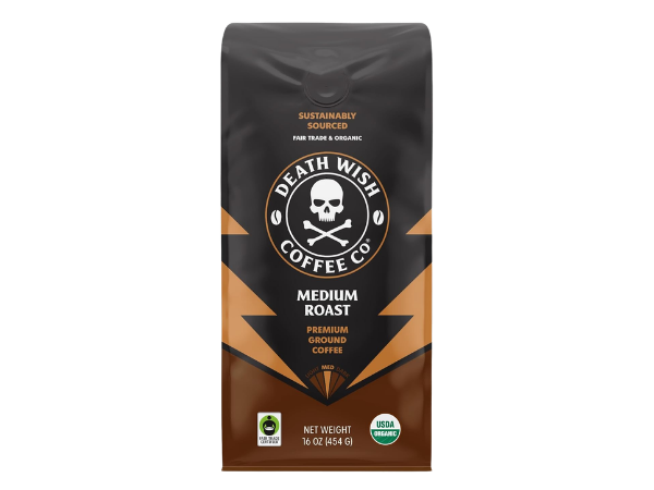 Death Wish, Medium Roast Ground Coffee