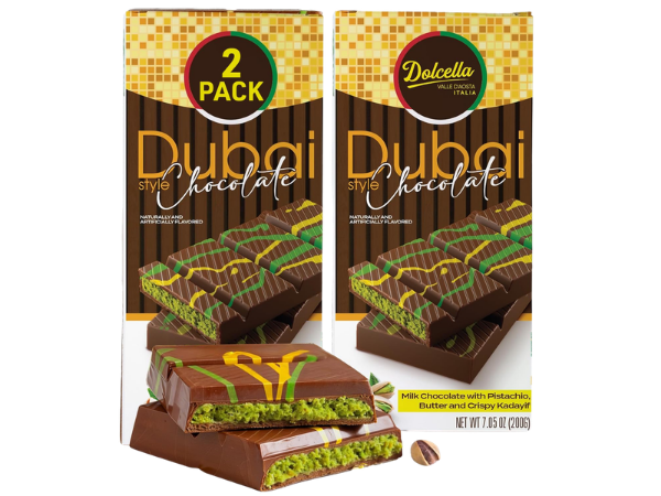 Dolcella Dubai Chocolate Bar Pistachio