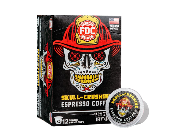 Fire Department Coffee Skull-Crushing Espresso K-Cup