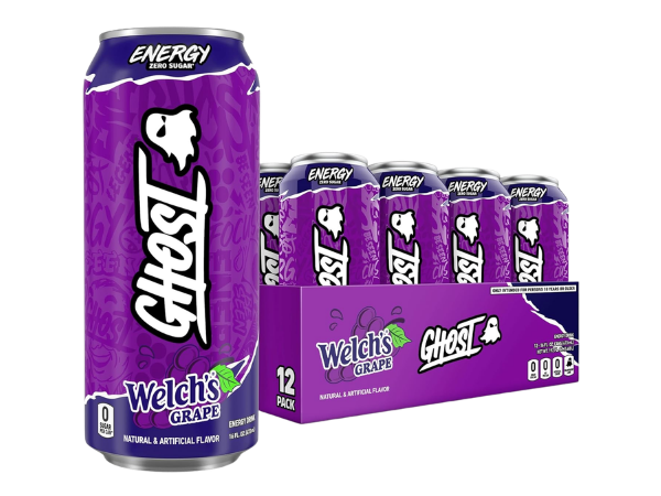 GHOST Energy Drink - 12-Pack, Welch's Grape
