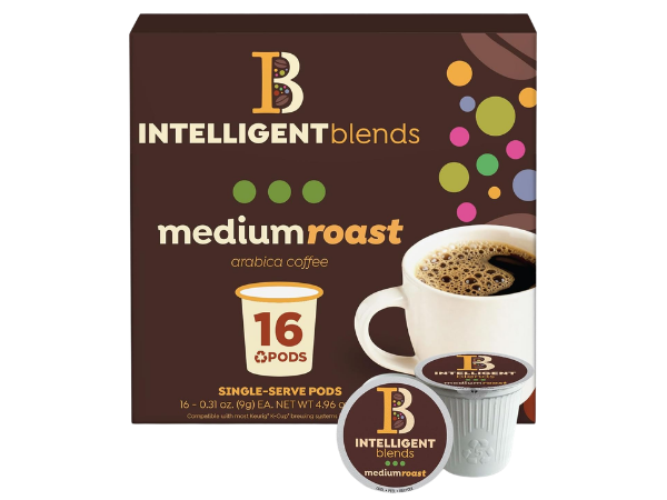 Intelligent Blends Medium Dark Roast Coffee Pods