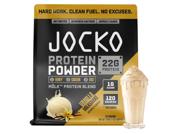 Jocko Fuel Whey Protein Powder, Vanilla Milkshake