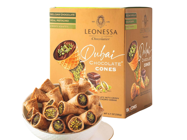 Leonessa Dubai Chocolate Cones