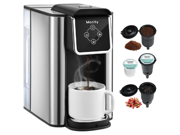 Mecity Coffee Maker 3 in 1 Single Serve Coffee Machine