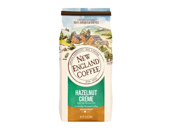 New England Coffee Hazelnut Crème Decaf