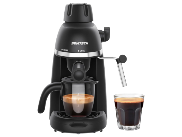 SOWTECH 3.5 Bar 4‑Cup Espresso Maker