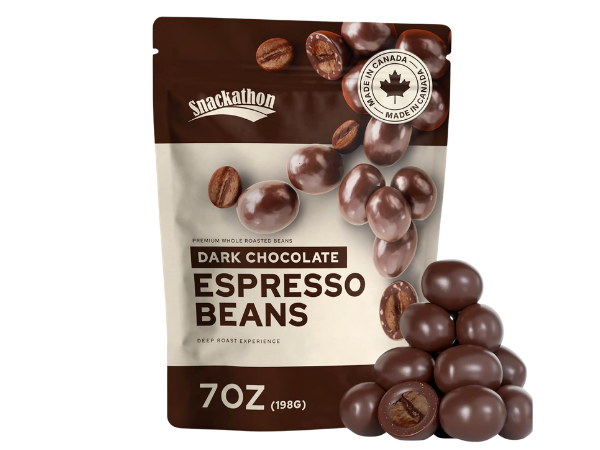 Snackathon Dark Chocolate Covered Espresso Beans